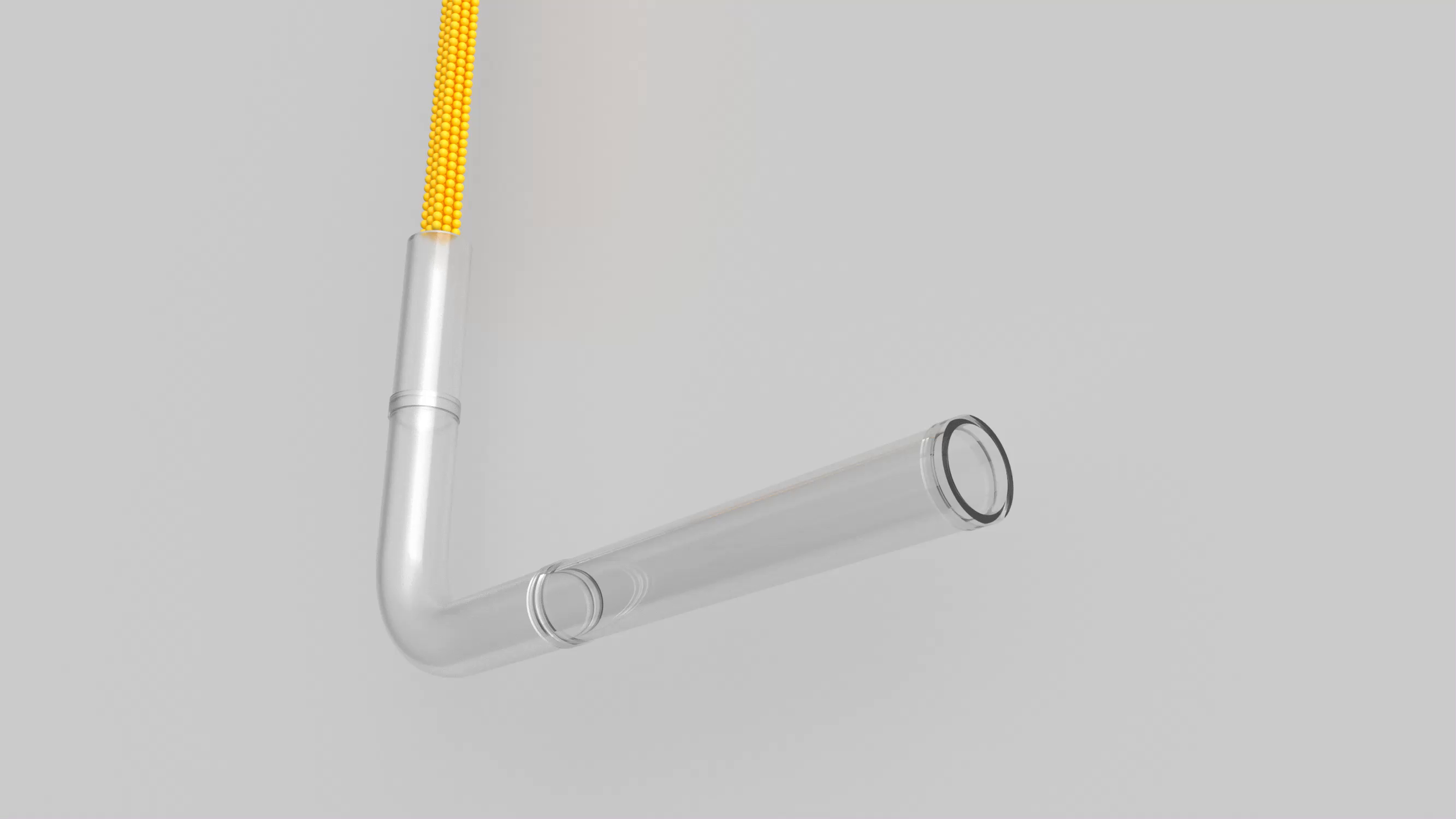 Example of smoky glass and glass