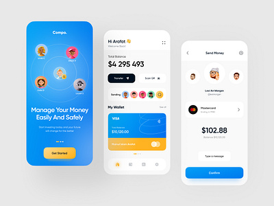 Wallet App Exploration app banking binance crypto cryptocurrency defi deposit design exchange exploration finance fintech pay payment send swap transfer ui ux wallet