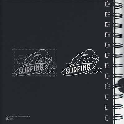 Surfing Logo Concept branding design logo logoideas logoinspiration logosurfing surfing