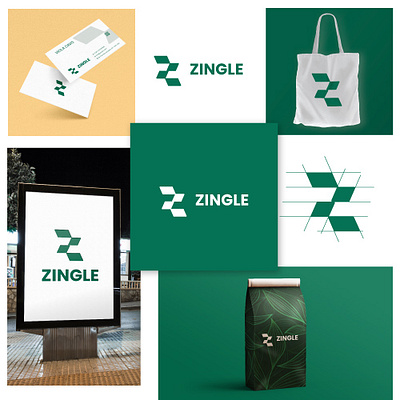 Zingle Logo and branding presentation brand identity branding business logo illustration logo logo design logo designer logotype minimalist logo z