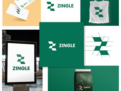 Zingle Logo and branding presentation brand identity branding business logo illustration logo logo design logo designer logotype minimalist logo z