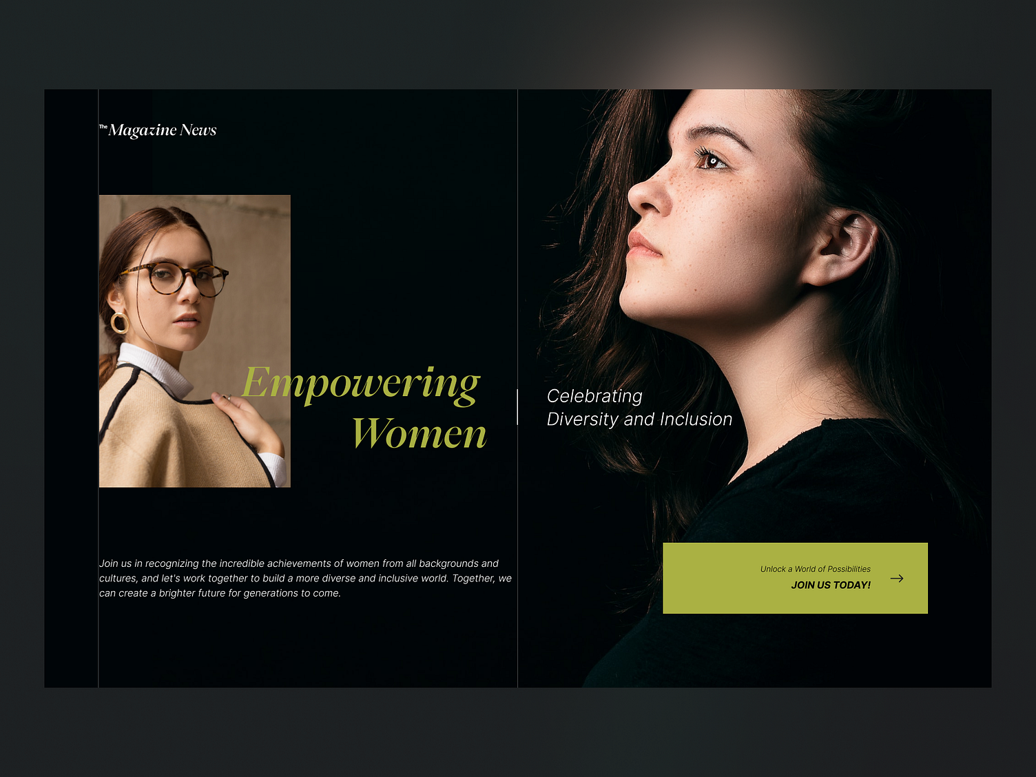 Empowering Women Web Design Concept by Hiep on Dribbble