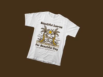 Beautiful sunrise adipra std adipra.com art logo beach t shirt beautiful sunrise sunrise sunrise moment sunset t shirt design