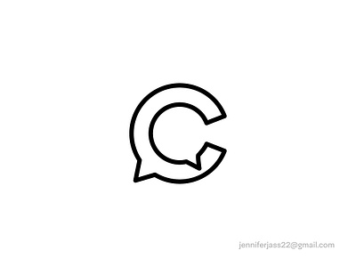 Chat logo design logos