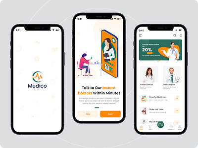 Health Care Mobile App 🩺 app app design appointment clinic consultant doctor doctor mobile app healthcare healthcare app hospital medical medical app medicial app medicine mobile app mobile app design mobile ui pharmacy store ui design