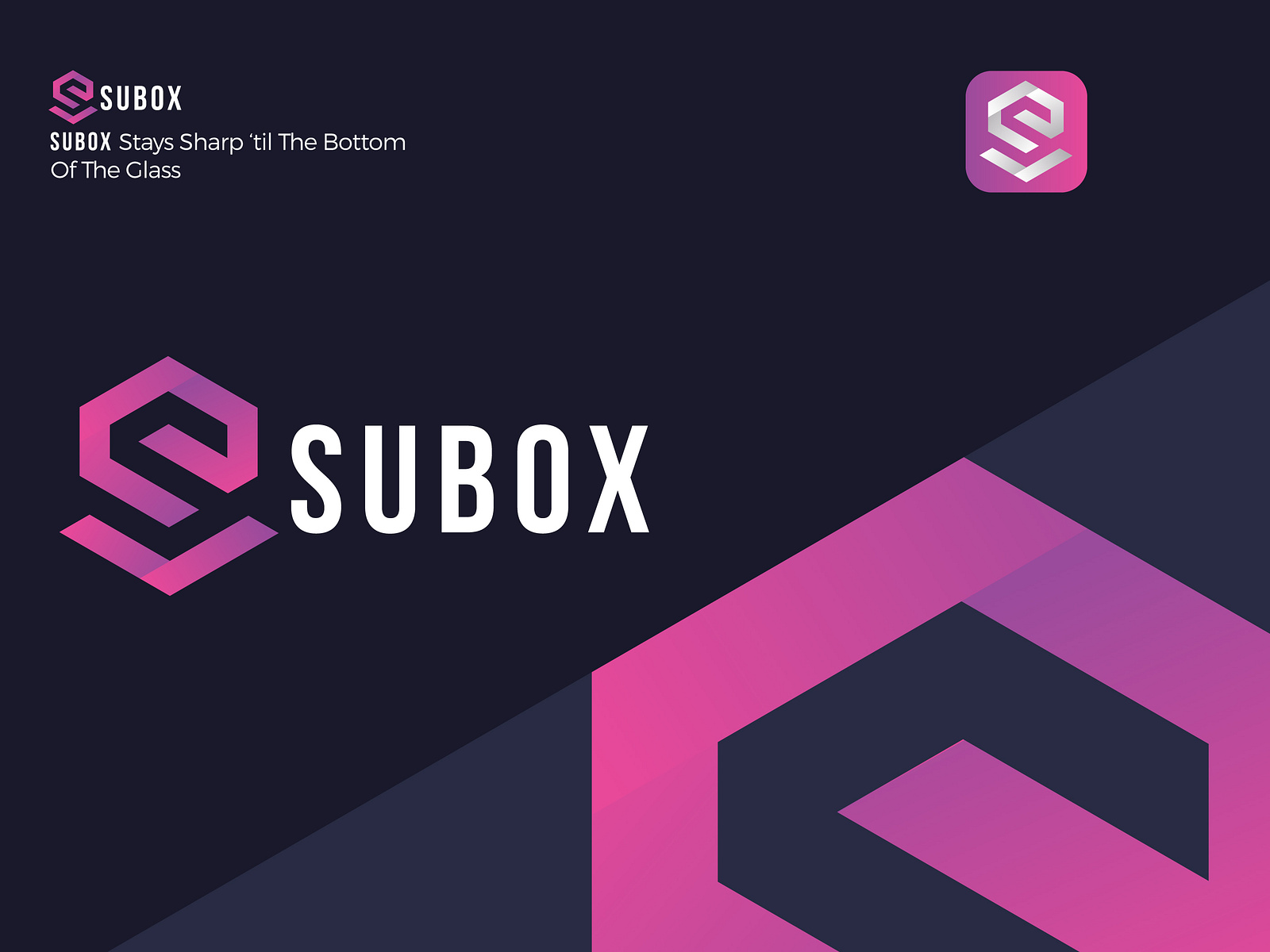 Subox logo and branding identity by Kajolography on Dribbble