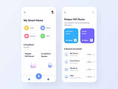 Smart Home App app smart home app ui