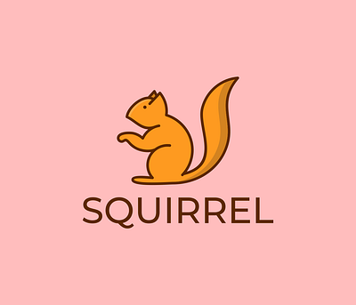 Squirrel Logo animal animation brand brand design branding cute logo design graphic design icon illustration kids logo mascot squirrel vector