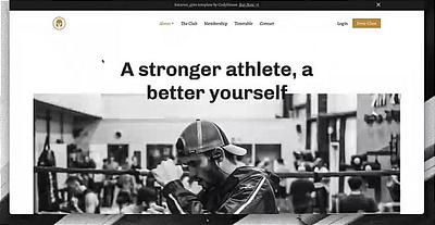 GYM Website Landing Page 😍 fitness website gym equipment website gym website health membership website health website