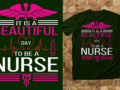 Nurse T-shirt Design apearel branding design doctor health logo nurse nurse t shirt nurse t shirt design nursing t shirt t shirt design