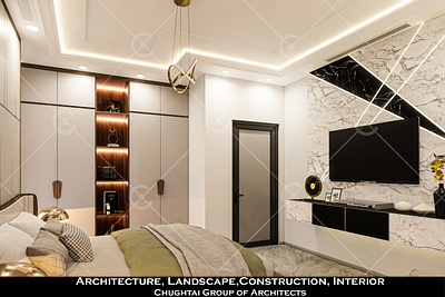 Interior Design of Master bedroom architect architecture bedroom desing interior master bedroom modern visualization