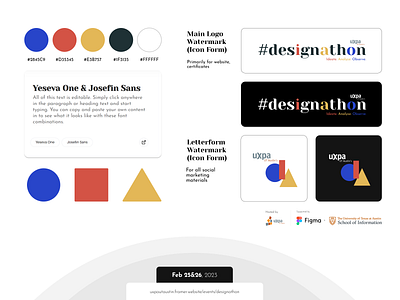 UXPA UT Austin's Designathon: Branding branding design graphic design illustration logo social media ui ux
