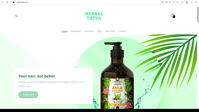 Herbal Tatva E-Commerce Website Design 3d animation branding development ecommerce graphic design motion graphics ui ux webdesign website website design