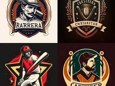 logo of crickter animation branding design graphic design illustration logo typography web design