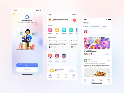 Security App app branding design home illustration ios logo management mobile security ui ux