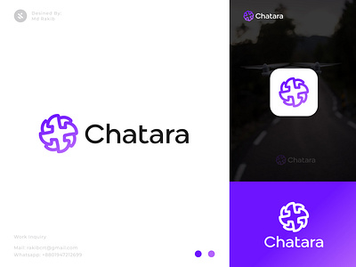 Chatara Logo Design bird brand identity branding camera drone icon drone logo flat hi tech icon identity logo logo design machine minimalistic monogram remote robot robotics speed video