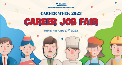 Carrer Job Fair 2023 graphic design