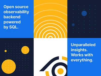 Promscale Brand Language brand identity brand pattern branding collaterals data database design graphic design illustration insights logo logo design marketing monitor pattern server statistics tech technology