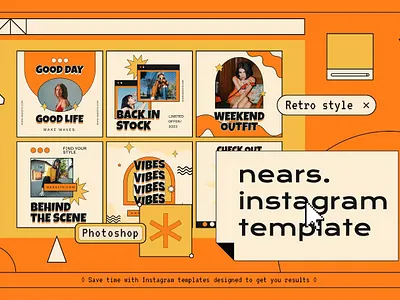 Nears Instagram Post & Story Template instagram instagram banner instagram post instagram post template instagram posts instagram posts template instagram stories instagram stories template instagram story instagram story template instagram template instagram templates social media social media banner social media pack social media templates socialmedia stories web website