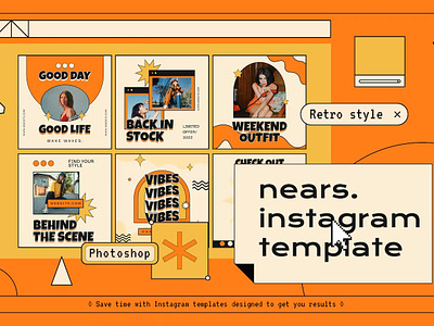 Nears Instagram Post & Story Template instagram instagram banner instagram post instagram post template instagram posts instagram posts template instagram stories instagram stories template instagram story instagram story template instagram template instagram templates social media social media banner social media pack social media templates socialmedia stories web website