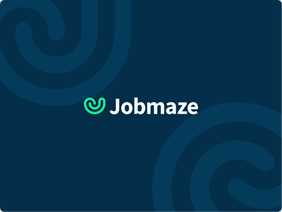 JobMaze | Logotype Design by Logolivery.com branding design graphic design green hunt job livery logo logolivery maze pattern smile space vector