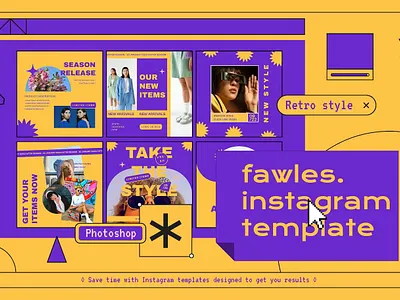 Fawles Instagram Post and Stories Template branding instagram instagram banner instagram post instagram post template instagram posts instagram posts template instagram stories instagram stories template instagram story instagram story template instagram template instagram templates social media social media banner social media pack social media templates socialmedia stories ui