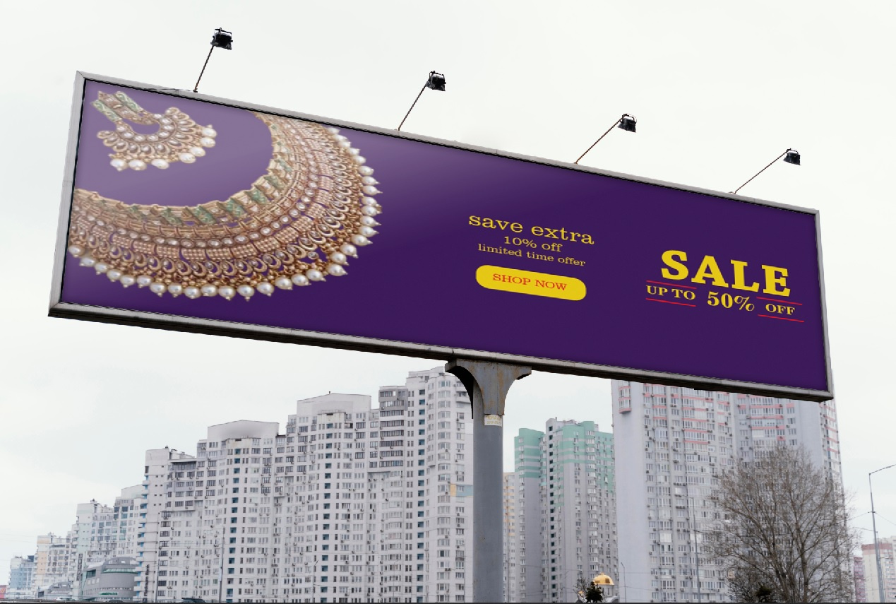 JEWELLERY BILLBOARD DESIGN by Janhavi Pawar on Dribbble