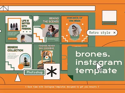 Brones Instagram Template branding instagram instagram banner instagram post instagram post template instagram posts instagram posts template instagram stories instagram stories template instagram story instagram story template instagram template instagram templates social media social media banner social media pack social media templates socialmedia stories ui