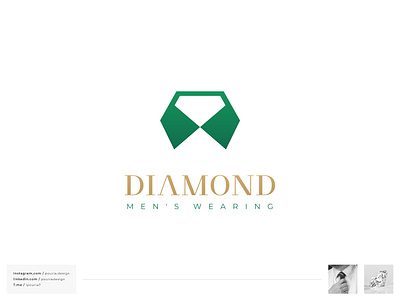 Diamond Logo Design branding collar logo design diamond logo icon logo logo design pouria mahjoob pouria mahjoub طراحی لوگو لوگو