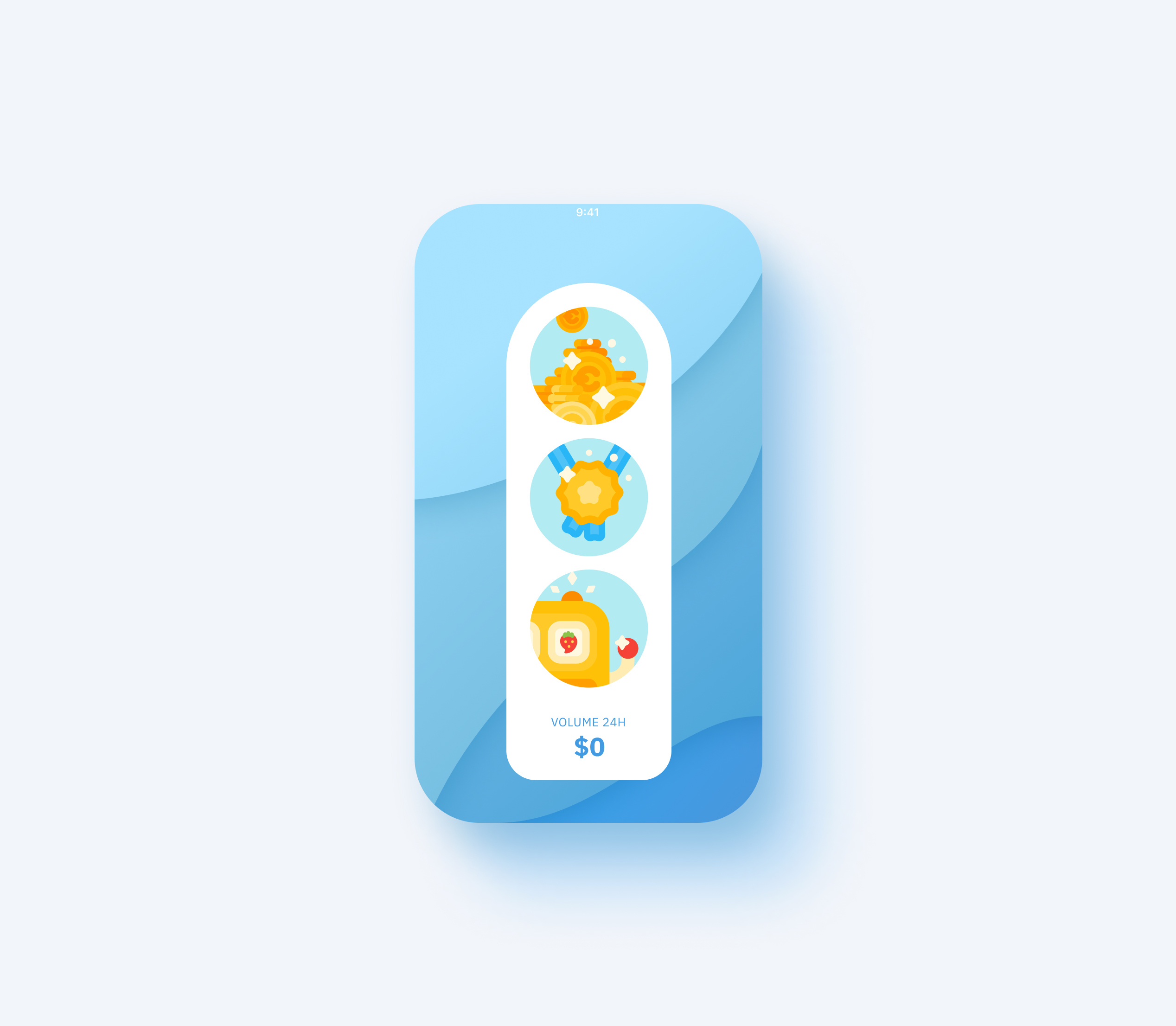app illustration 💙 app design art blue design digital draw illustration mobile design paint product design ui uiux
