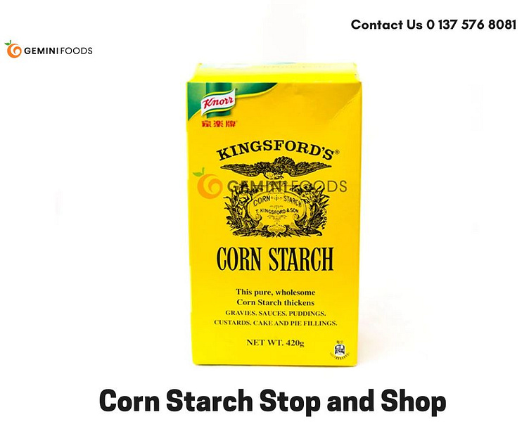 Corn Starch Stop and Shop by Gemini Foods on Dribbble