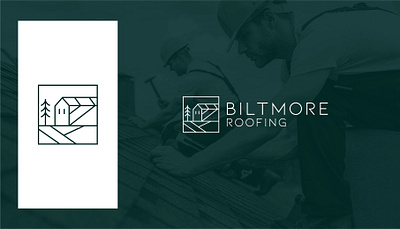 Minimal logo design for a roofing company branding design graphic design illustration logo ui ux vector