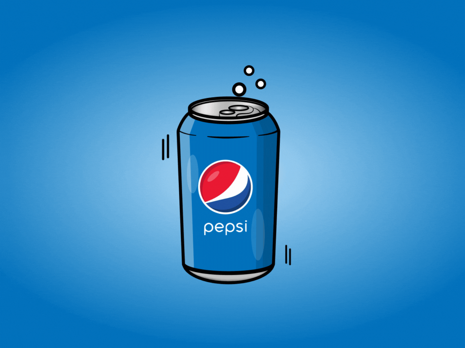 Pepsi Soda Can by Rahul Shaw on Dribbble