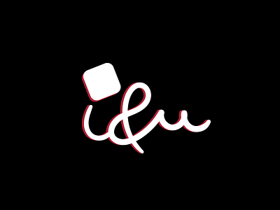 I&U logo Animation 2d animation asim branding das design iu logo motion graphics reveal
