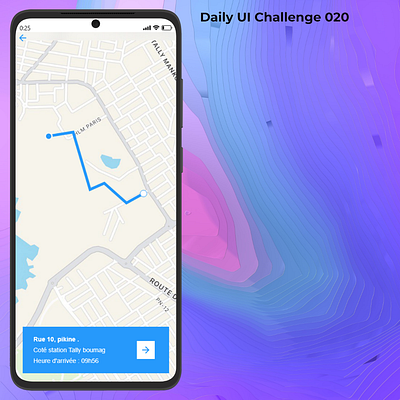 DailyUI-Challenge-Day-20-Location Tracker dailyu dailyui 004