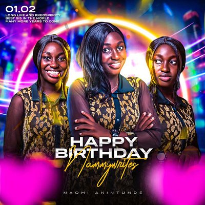 Birthday Poster Design birthday poster design graphic design photoshop design