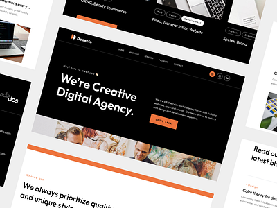 Dodecia - Creative Digital Agency agency agency template agency ui app branding bussiness color design digital agency logo software agency ui ux visual design web web design