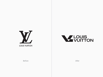 Louis Vuitton redesign concept brand identity branding design illustration l logo letter logo letter mark logo logoinspirations louis vuitton lv logo modern logo v vector