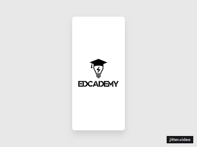 Edcademy Online Exam App app appdesign applicationdesign examapp graphic design ui uiux ux