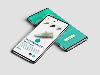 Nike shoe ordering app app figma graphic design mockup nike photoshop ui