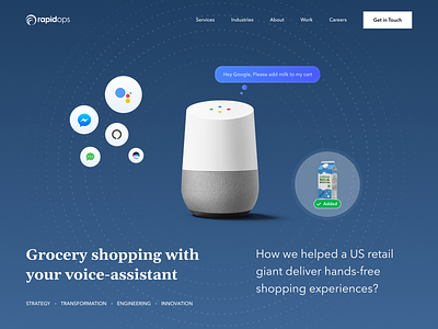 Stay on Top of your Grocery List with your Voice-Assistant App! app design google home grocery app retail app shopping app ui design uiux design ux design voice app voice assistant app voice commerce