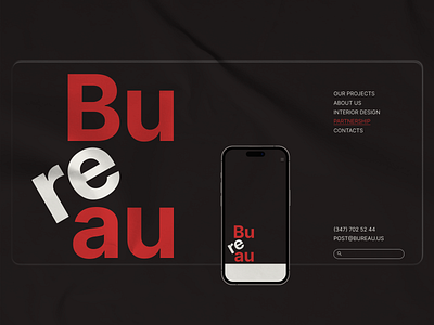 Bureau Redesign Concept (Swiss Style) app branding design graphic design logo typography ui ux web website