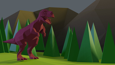 T-REX 3d 3dart blender3d conceptart digital art concept photoshop