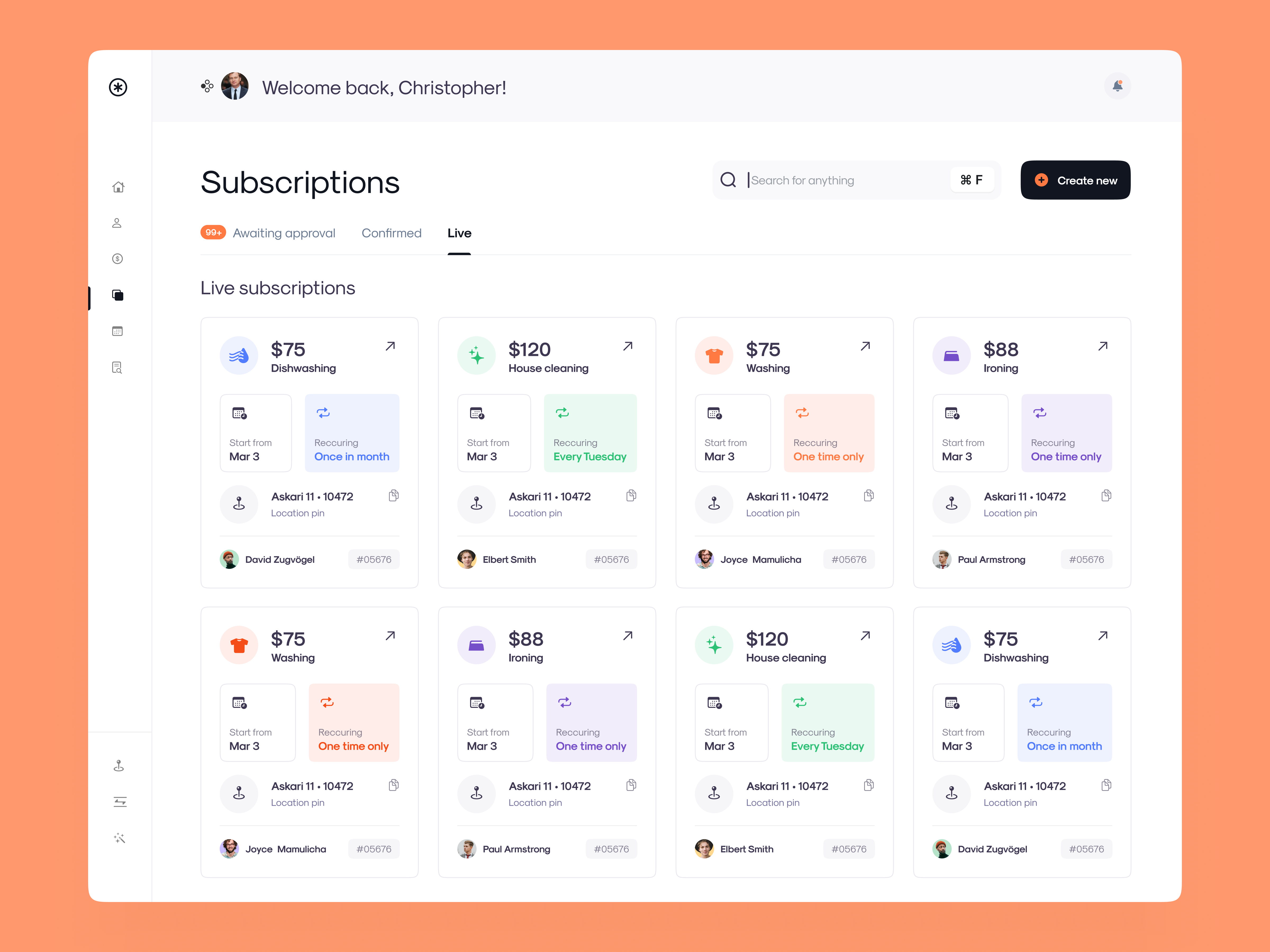 Profy—Admin Dashboard (Animation) by Atuka for akey.today on Dribbble