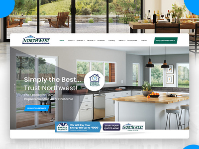 Interior decoration website branding design landingpage photoshop web web design