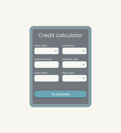 #DailyUI - 004. Calculator calculator challenge daily ui daily ui 004 dailyui design figma ui ux