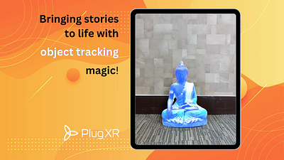 An Augmented Reality object tracking magic! 3d aug augmentedreality branding nocode plugxr ui webar