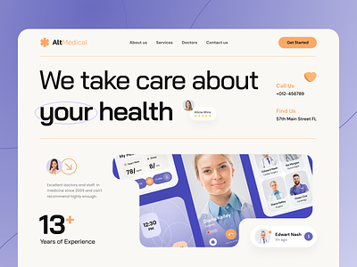 Healthcare service - Web design doctor ehr emr healthcare medical medicine web web design webdesign website website design