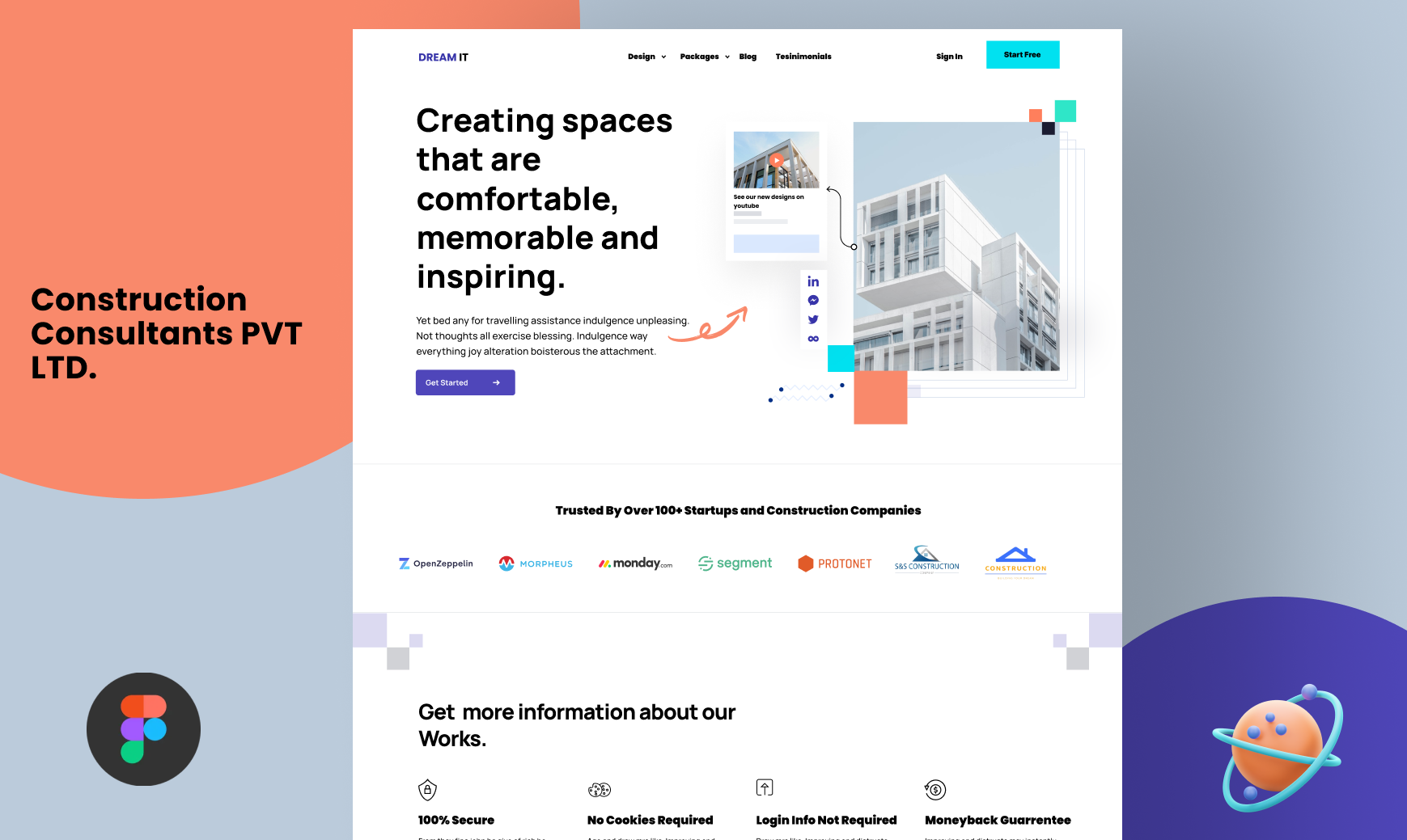 Saas Landing Page branding design figma graphic design illustration ui ux web design