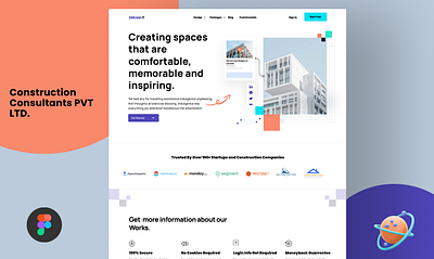 Saas Landing Page branding design figma graphic design illustration ui ux web design